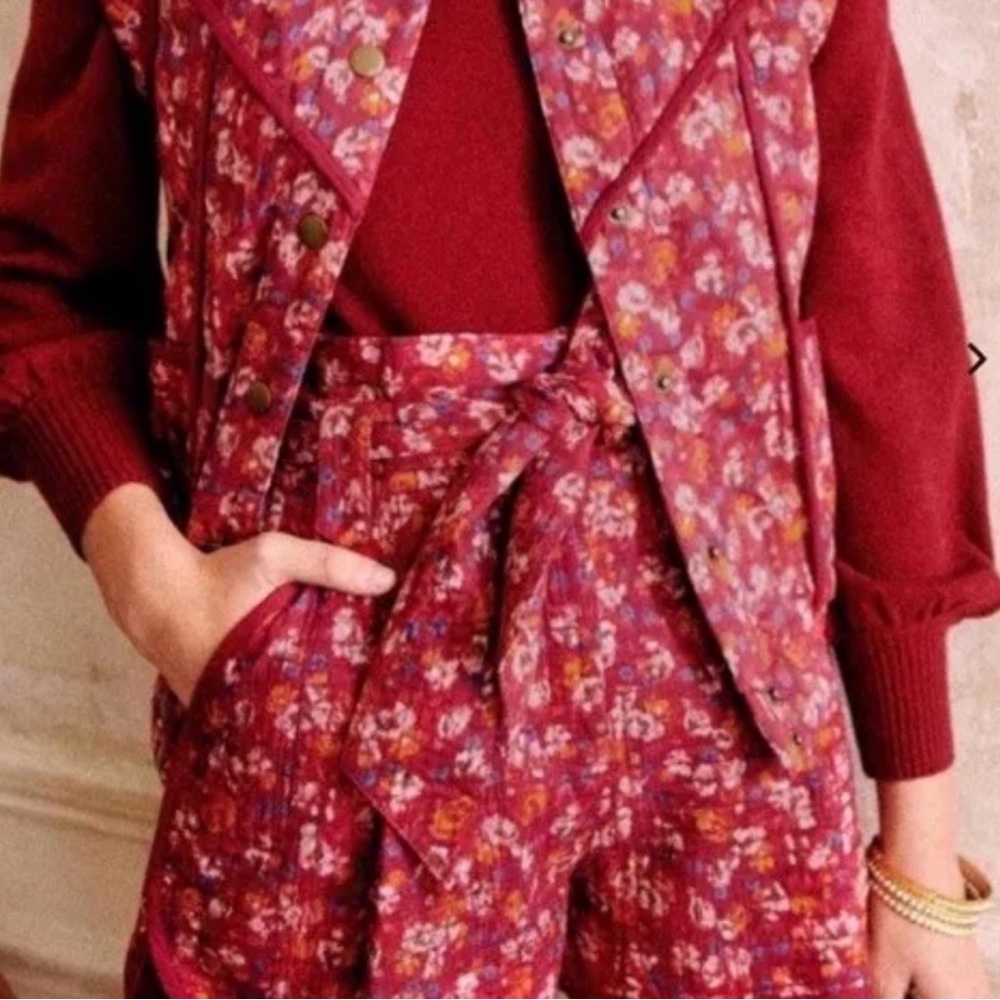NWT Sezane Timmy Quilted Vest, Size S